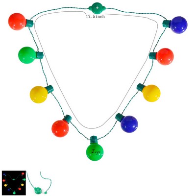 9 Lights Bulb Necklace